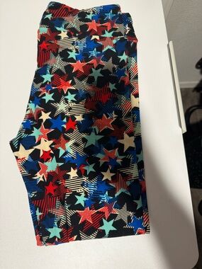 LuLaRoe Star Print Leggings - Black, Red, Blue, Teal, Cream